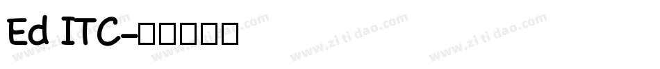 Ed ITC字体转换